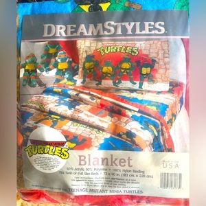 Vintage Teenage Mutant Ninja Turtles Blanket